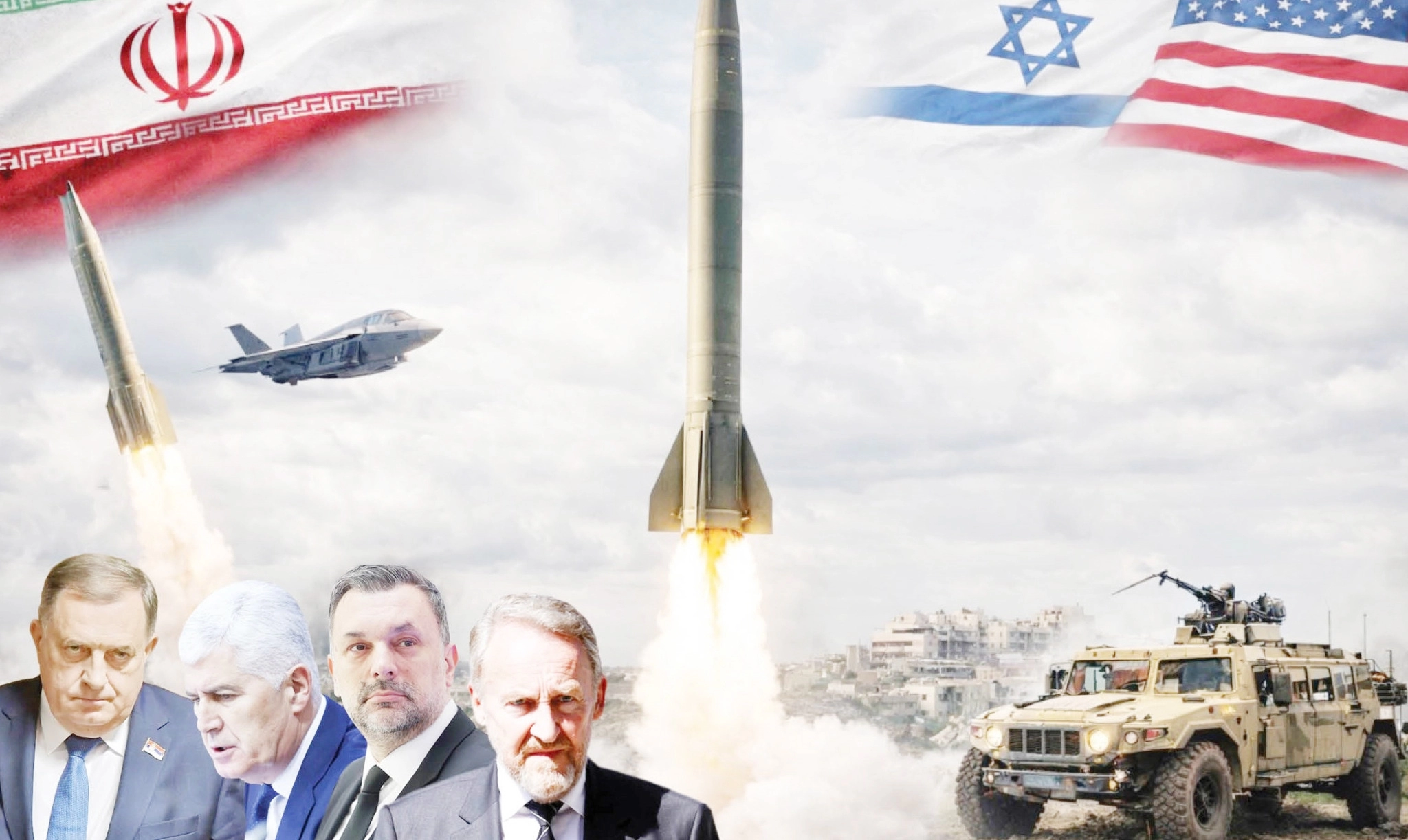 Bošnjački radikali listom za Iran, srpski i hrvatski za Izrael i Ameriku